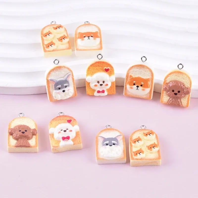 10Pcs Cute Toast Dog Resin Pen - Pet Supplies Warehouse recension och pris