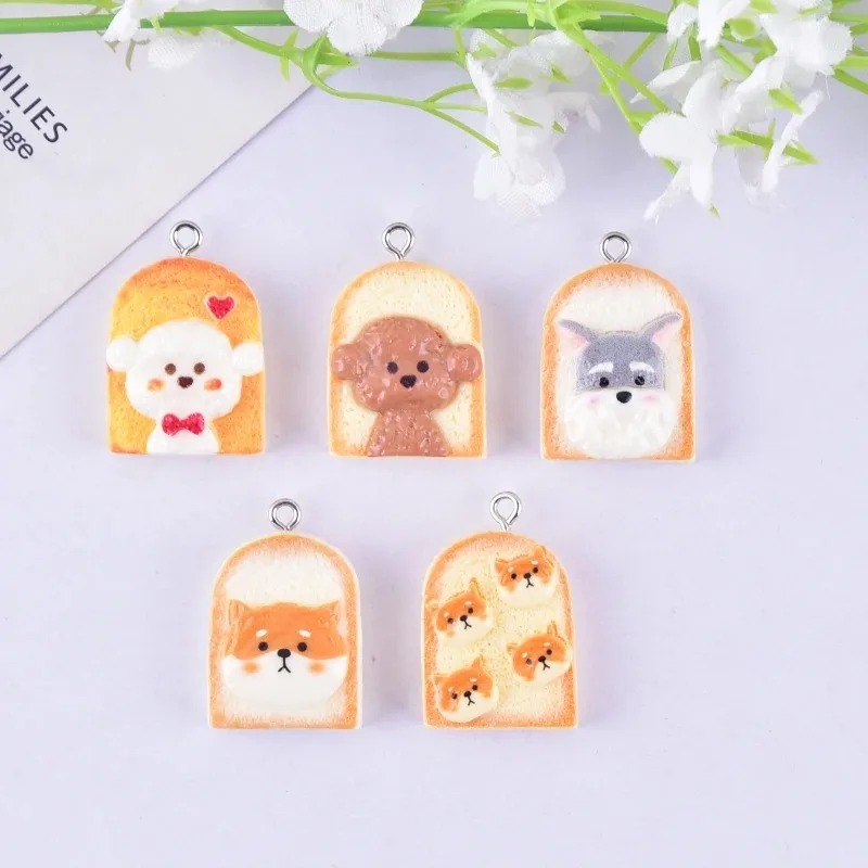 10Pcs Cute Toast Dog Resin Pen - Pet Supplies Warehouse recension och pris