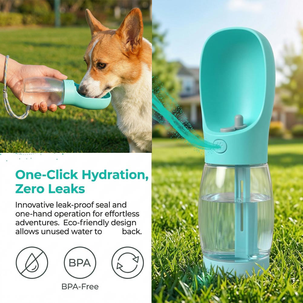 Portable Dog Water Bottle Trav - Pet Supplies Hours recension och pris