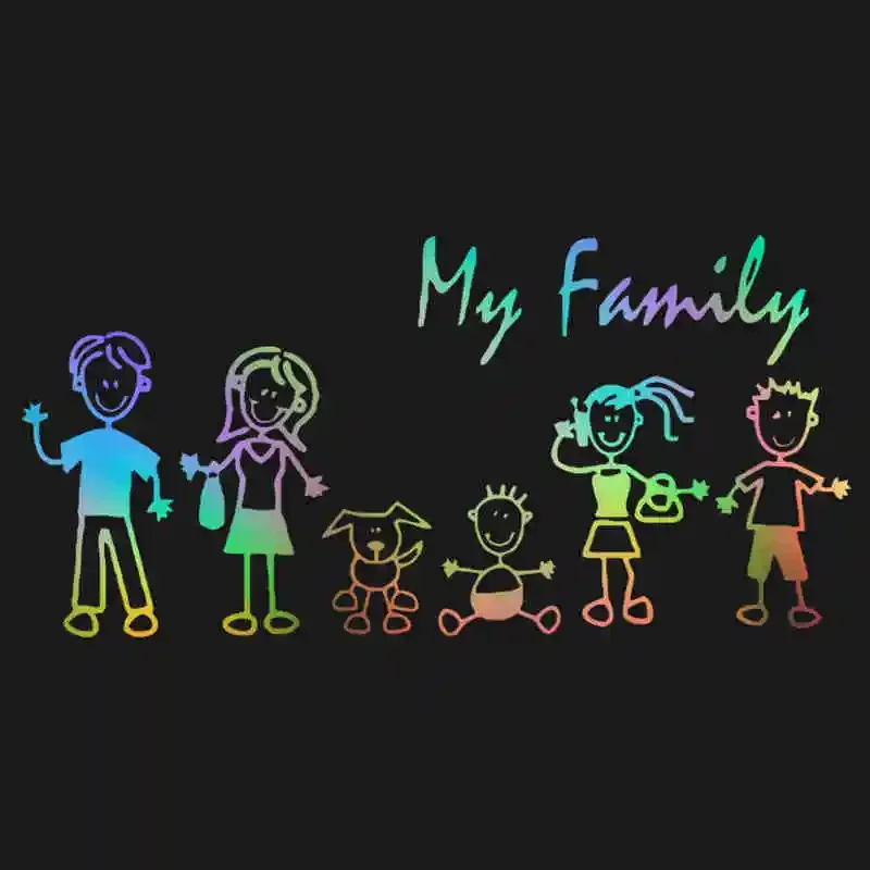 Car Sticker Family Stick Figur - Pet Supplies Warehouse recension och pris
