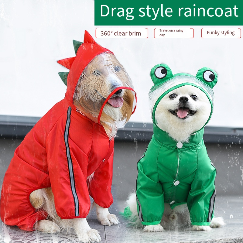 Dog Raincoat Waterproof Dogfac - Pet Supplies Hours recension och pris