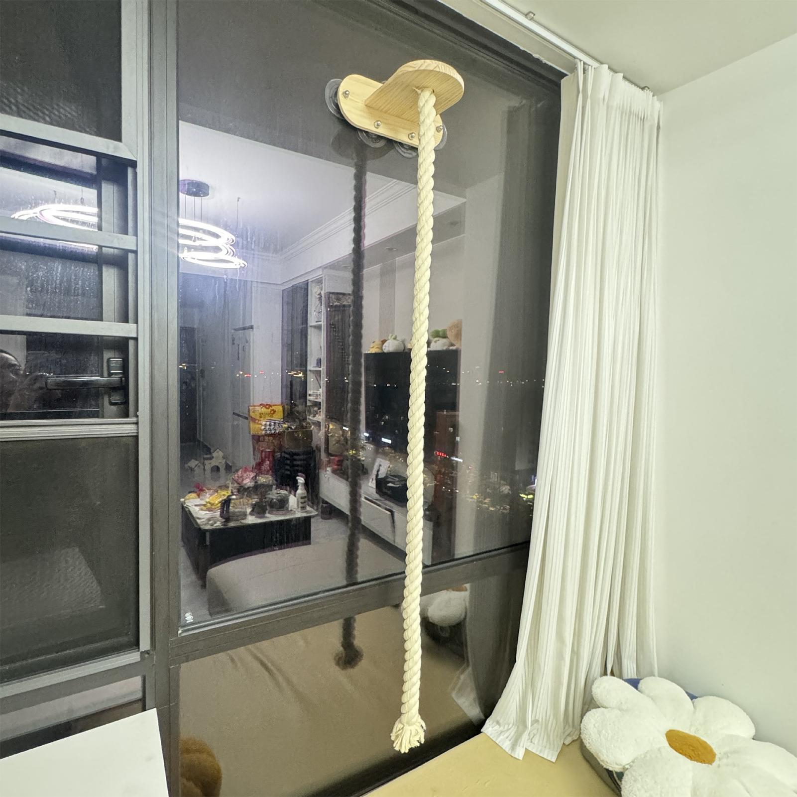 Cat Climbing Rope with Window  - Cat Window Perch recension och pris