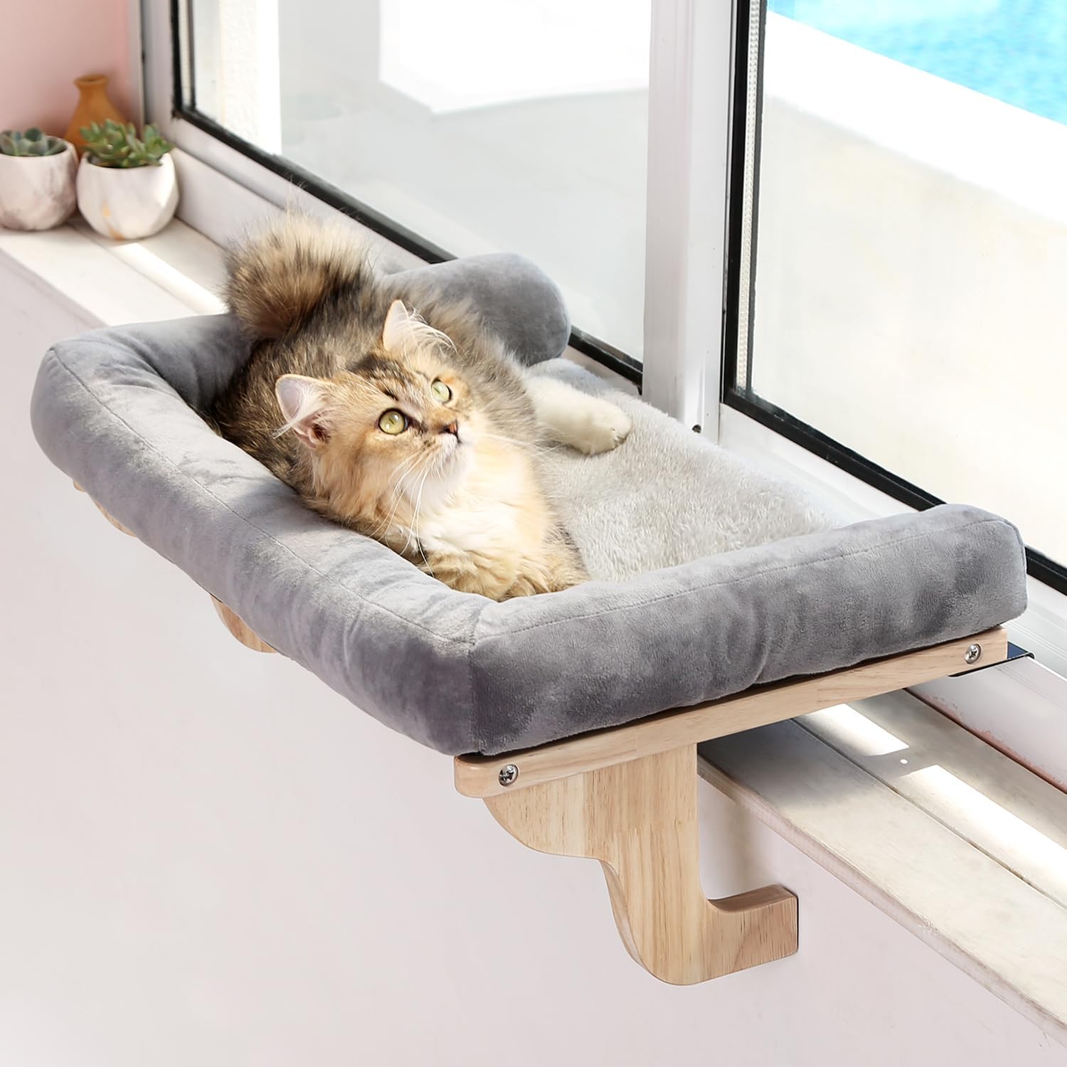 Cat Perch for Window Sill with - Cat Window Perch recension och pris