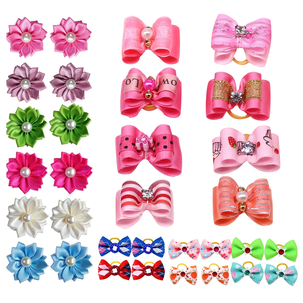 20PCS Pet Bows Dog Hair Bows f - Pet Supplies Hours recension och pris